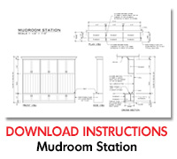 Mudroom Station Instructions Mudroom Station Instructions