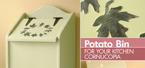 Potato Bin for your kitchen cornucopia